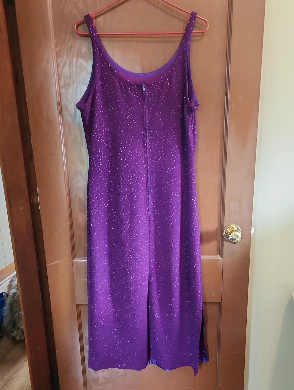 Pretty Sparkly Purple Dress - Picture 2 of 3